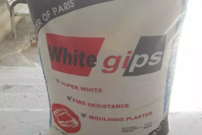 WHITE GIPS BRAND 40KG PLASTER OF PARIS MADE IN TURKEY